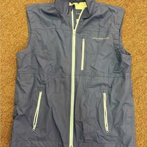 Southern Tide Navy Vest with White Accents